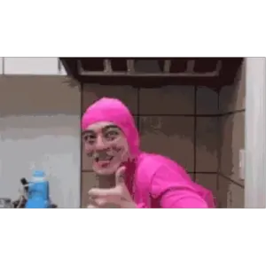 pink guy joji sticker 2